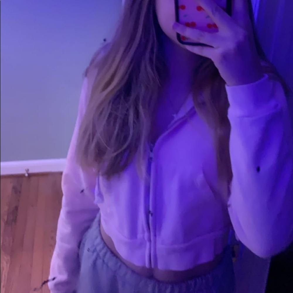 ☆bubble gum pink crystal hoddie!